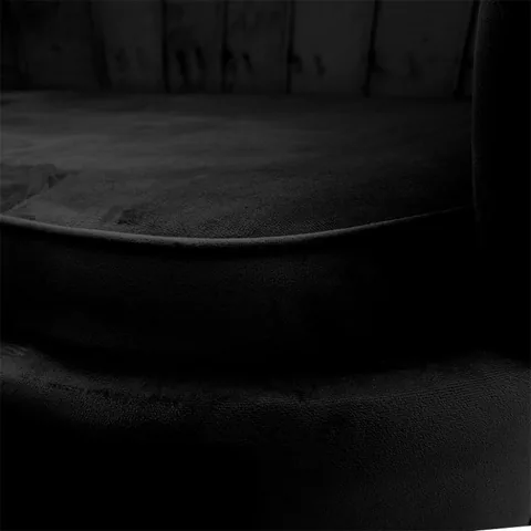 Canapea Daimon 2 Locuri Pako World Negru 134x70x77cm - imagine 5