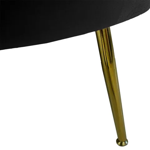 Canapea Daimon 2 Locuri Pako World Negru 134x70x77cm - imagine 6