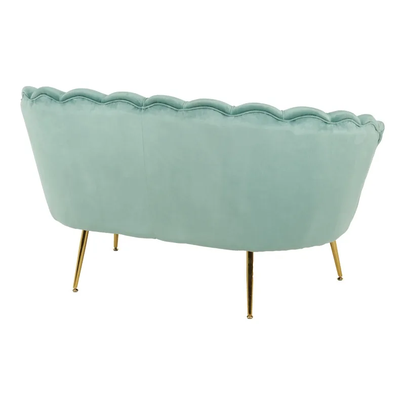Canapea Daimon Pako World 2 Locuri Verde Fistic 134x70x77cm - imagine 3