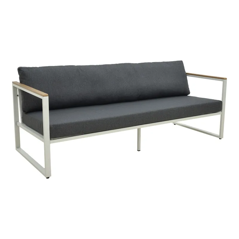 Canapea de Gradina Aurelio 3 Locuri Antracit 192x74x63cm - imagine 2