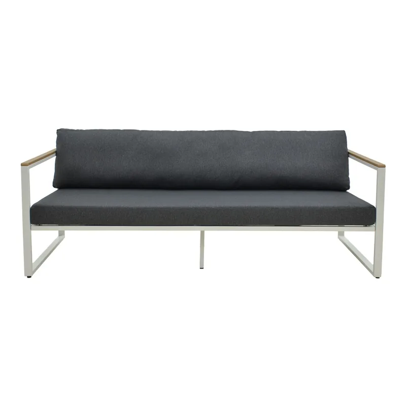 Canapea de Gradina Aurelio 3 Locuri Antracit 192x74x63cm - imagine 4