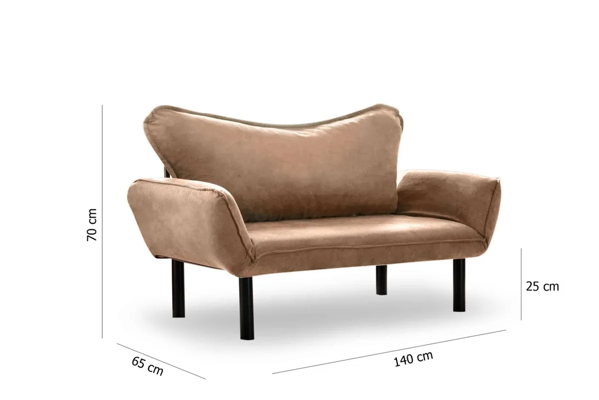 Canapea Extensibila 2 Locuri Asir Group Chatto Maro Deschis - imagine 7