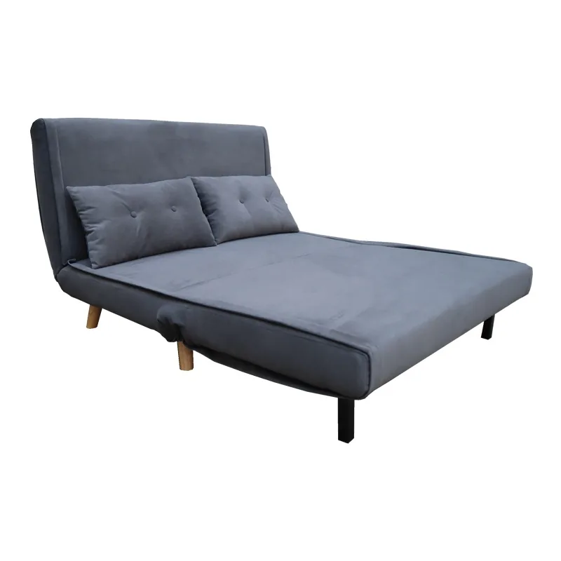 Canapea Extensibila 2 Locuri Josuane I Antracit 122x80x81cm - imagine 3