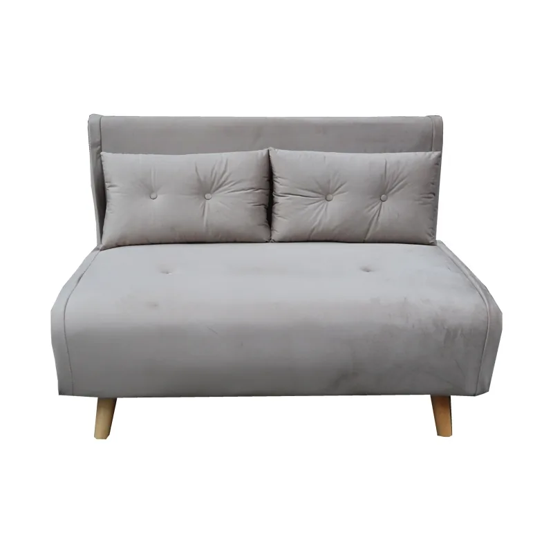 Canapea Extensibila 2 Locuri Josuane I Gri 122x192x81cm - imagine 4