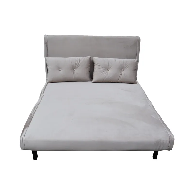 Canapea Extensibila 2 Locuri Josuane I Gri 122x192x81cm - imagine 5