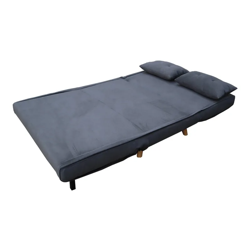 Canapea Extensibila 2 Locuri Pako World Josuane I Gri Inchis 122x192x81cm - imagine 3