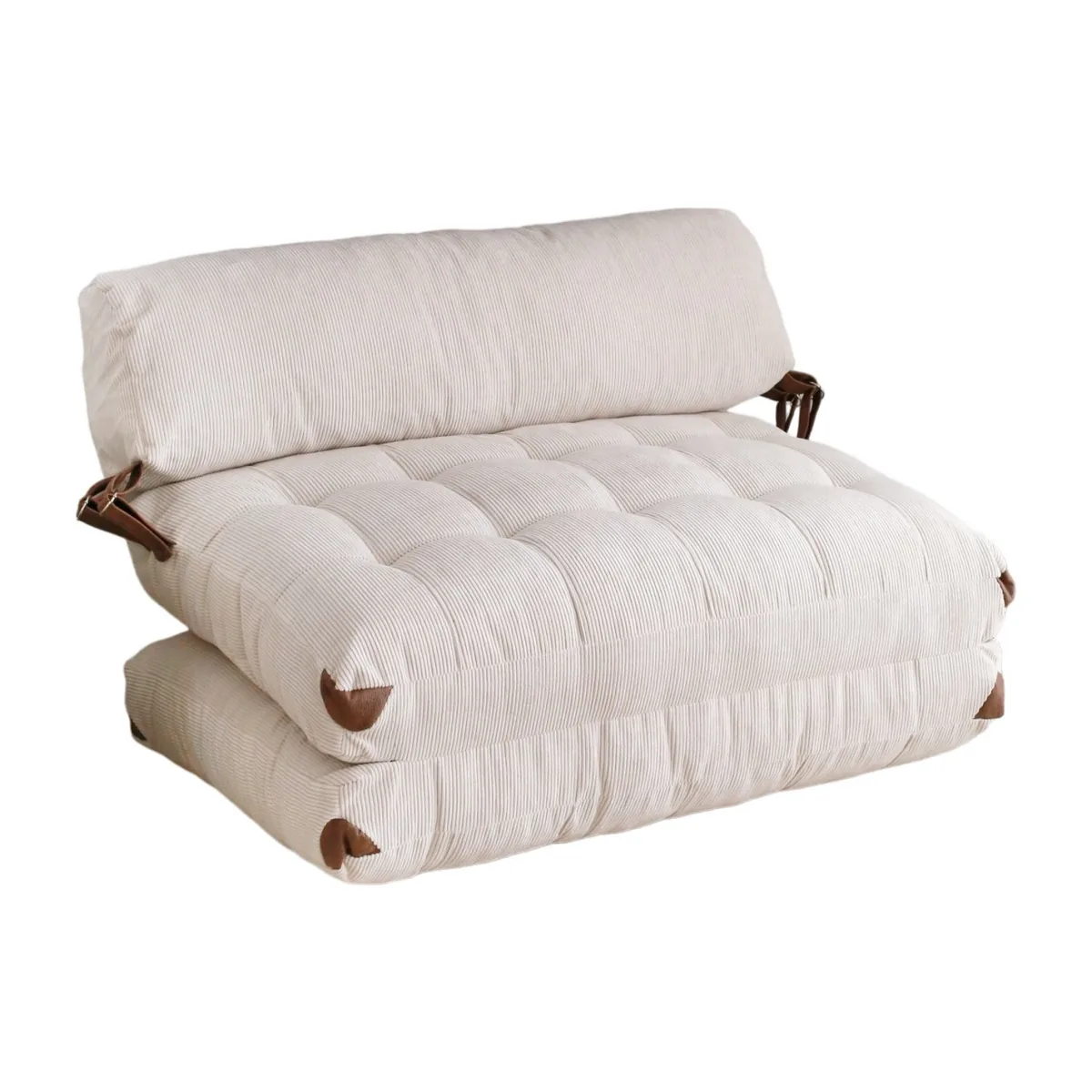 Canapea Extensibila 2 Locuri Salvador Fold Alb 120x79x75cm - imagine 7