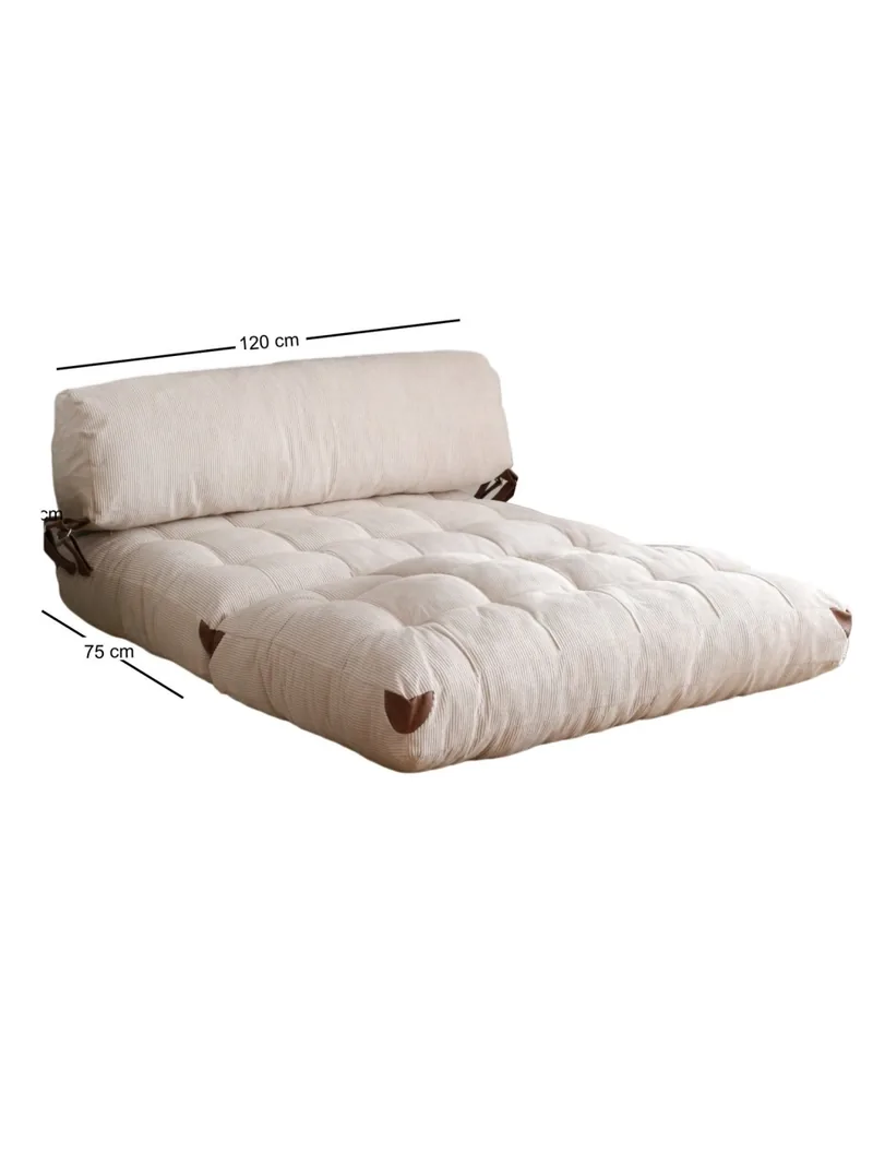 Canapea Extensibila 2 Locuri Salvador Fold Alb 120x79x75cm - imagine 9