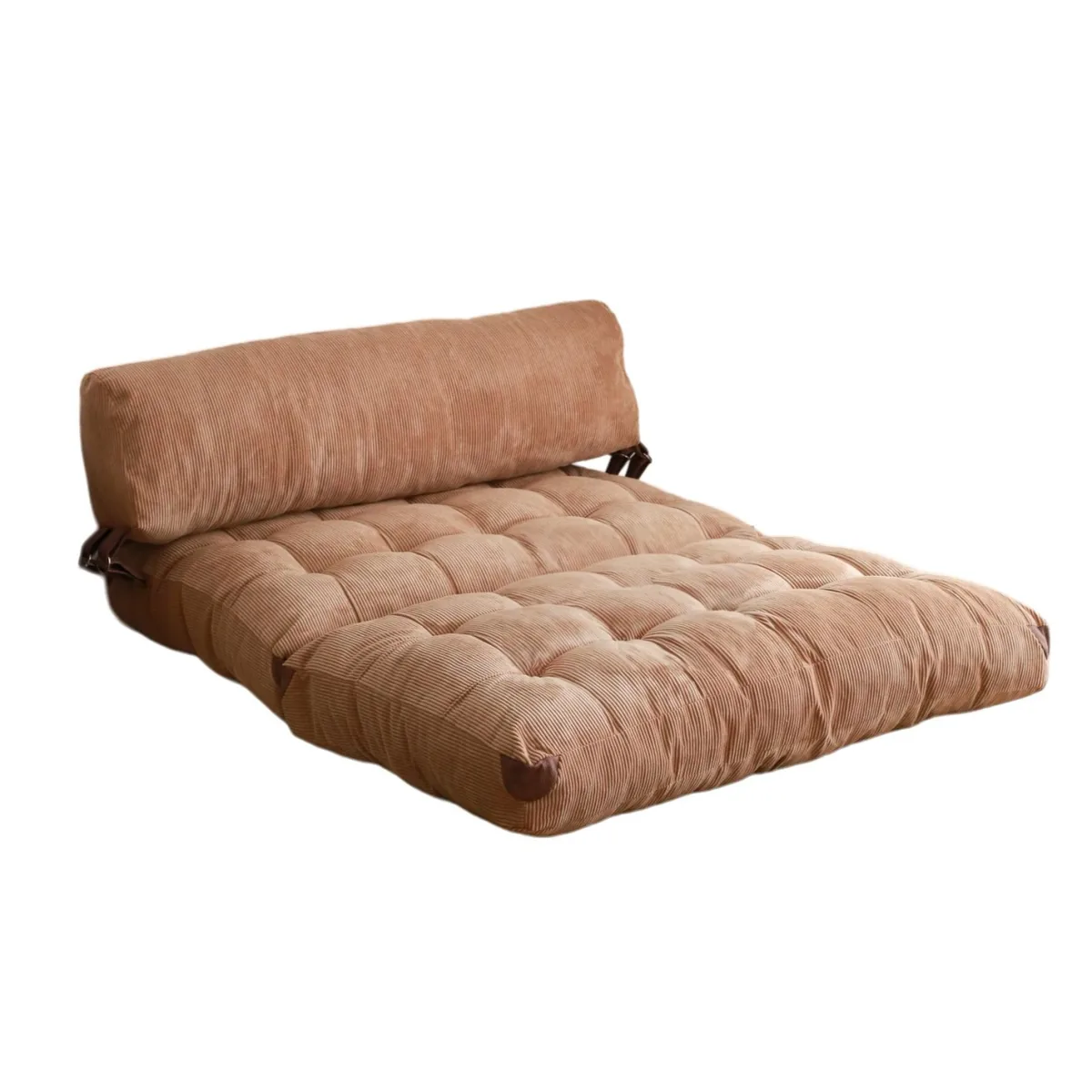 Canapea Extensibila 2 Locuri Salvador Fold Maro 120x79x75cm - imagine 9