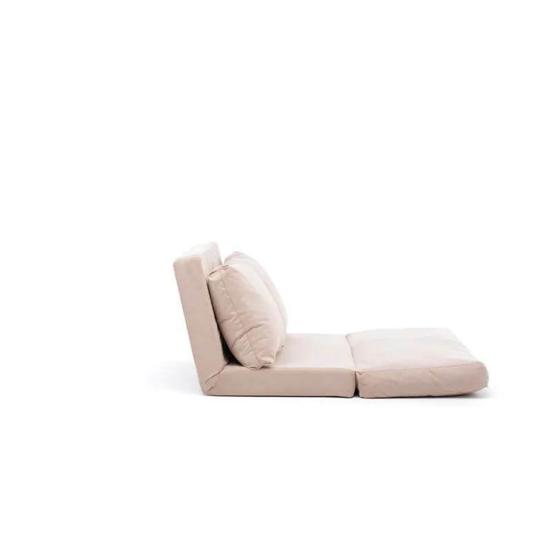 Canapea Extensibila 2 Locuri Salvador Isra Piersica Crem - imagine 4