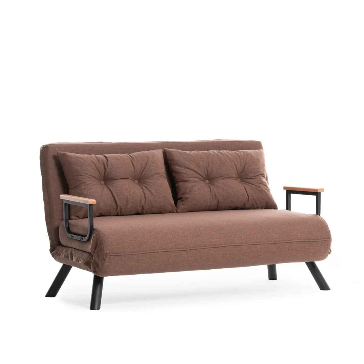 Canapea Extensibila 2 Locuri Salvador Sando Maro Deschis 175x133x41cm - imagine 9