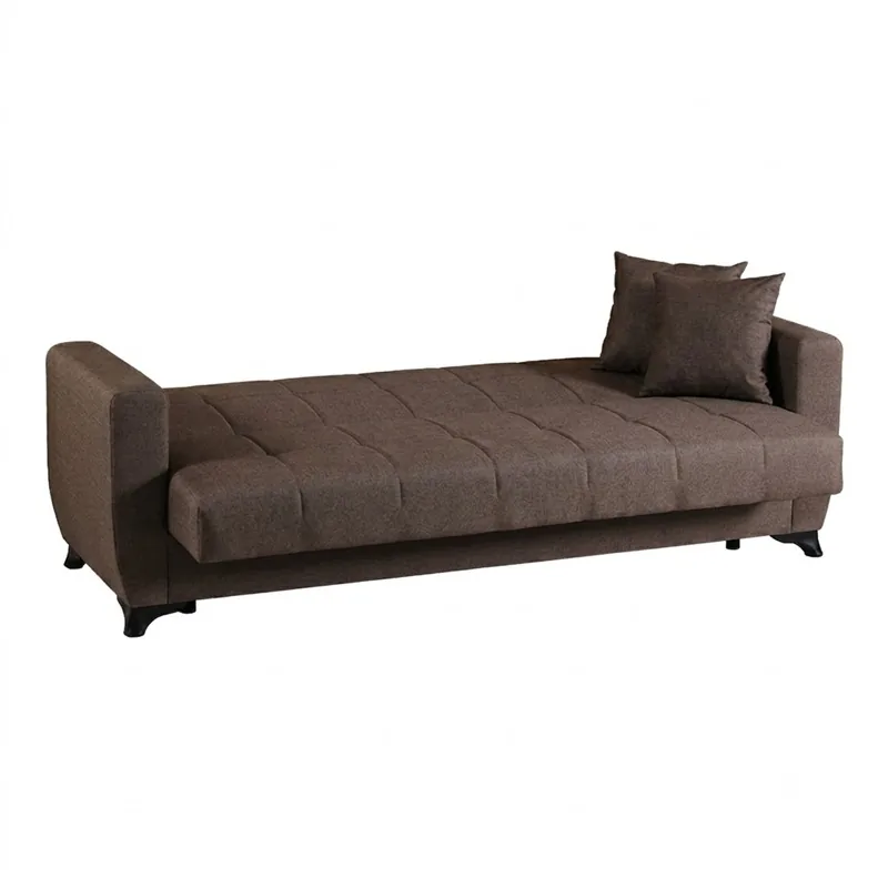 Canapea Extensibila 3 Locuri Pako Modesto cu Spaces de Depozitare Maro - imagine 4