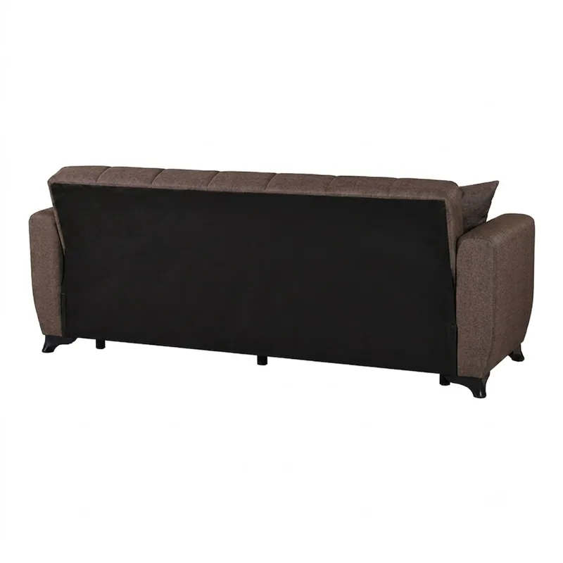Canapea Extensibila 3 Locuri Pako Modesto cu Spaces de Depozitare Maro - imagine 6