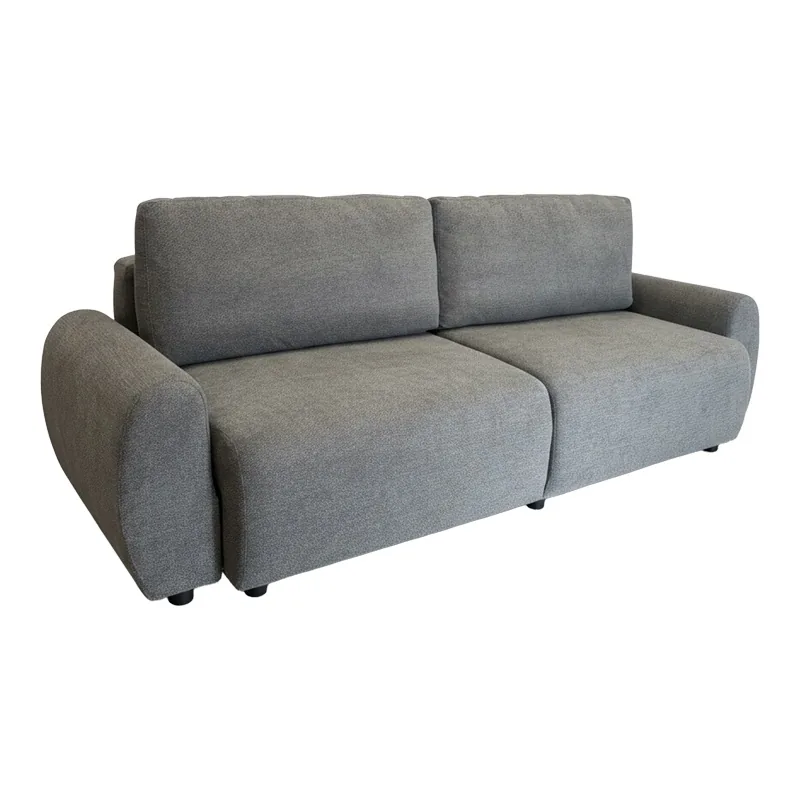 Canapea Extensibila 3 Locuri Pako World Hungie Gri 250x92x89cm - imagine 2