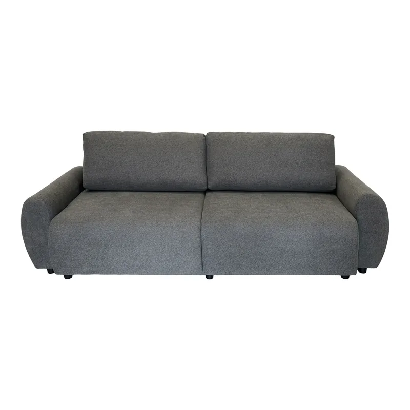 Canapea Extensibila 3 Locuri Pako World Hungie Gri 250x92x89cm - imagine 4