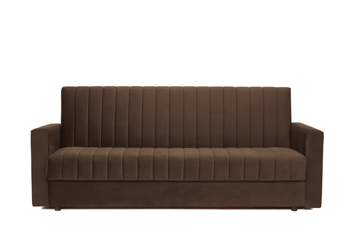 Canapea Extensibila 3 Locuri Prestige Emerald cu Lada de Depozitare 215x70x90cm