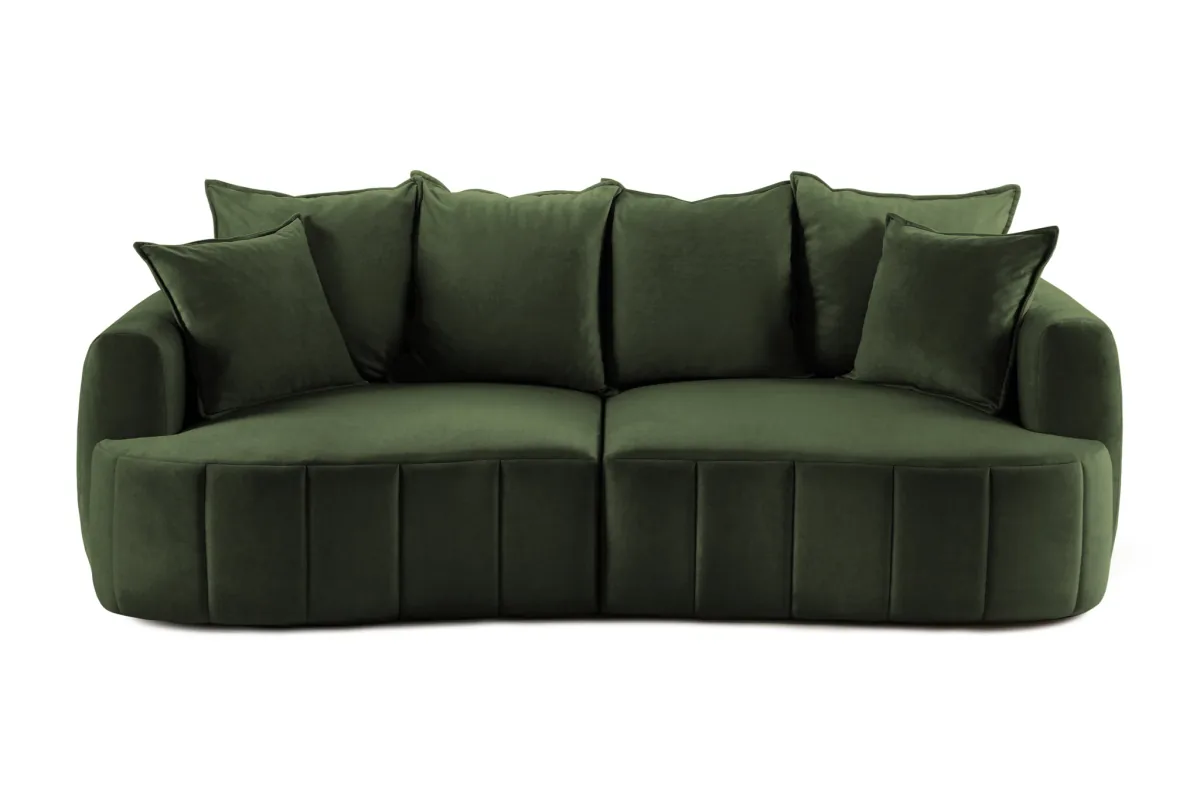 Canapea Extensibila 3 Locuri Prestige Samba 242x127x90cm 2 Lazi Depozitare