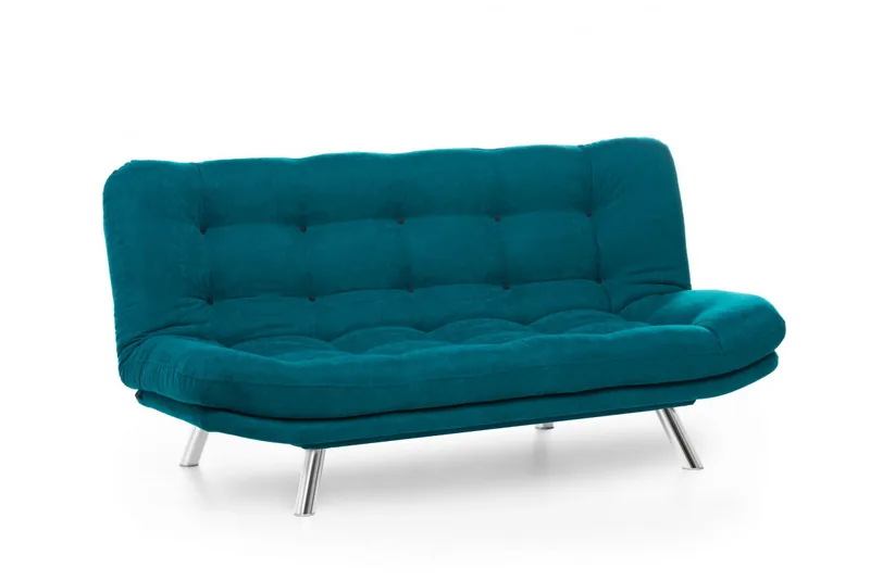Canapea Extensibila 3 Locuri Salvador Misa Sofabed Verde - imagine 5