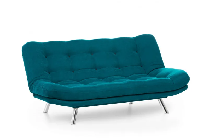 Canapea Extensibila 3 Locuri Salvador Misa Sofabed Verde - imagine 6