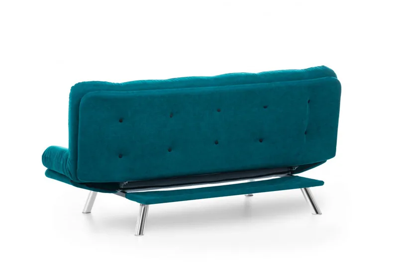 Canapea Extensibila 3 Locuri Salvador Misa Sofabed Verde - imagine 8