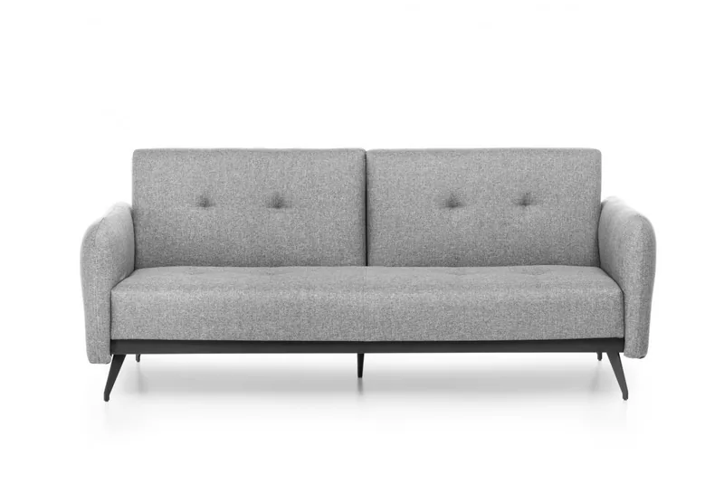 Canapea Extensibila 3 Locuri Salvador Ron Sofabed Gri - imagine 7