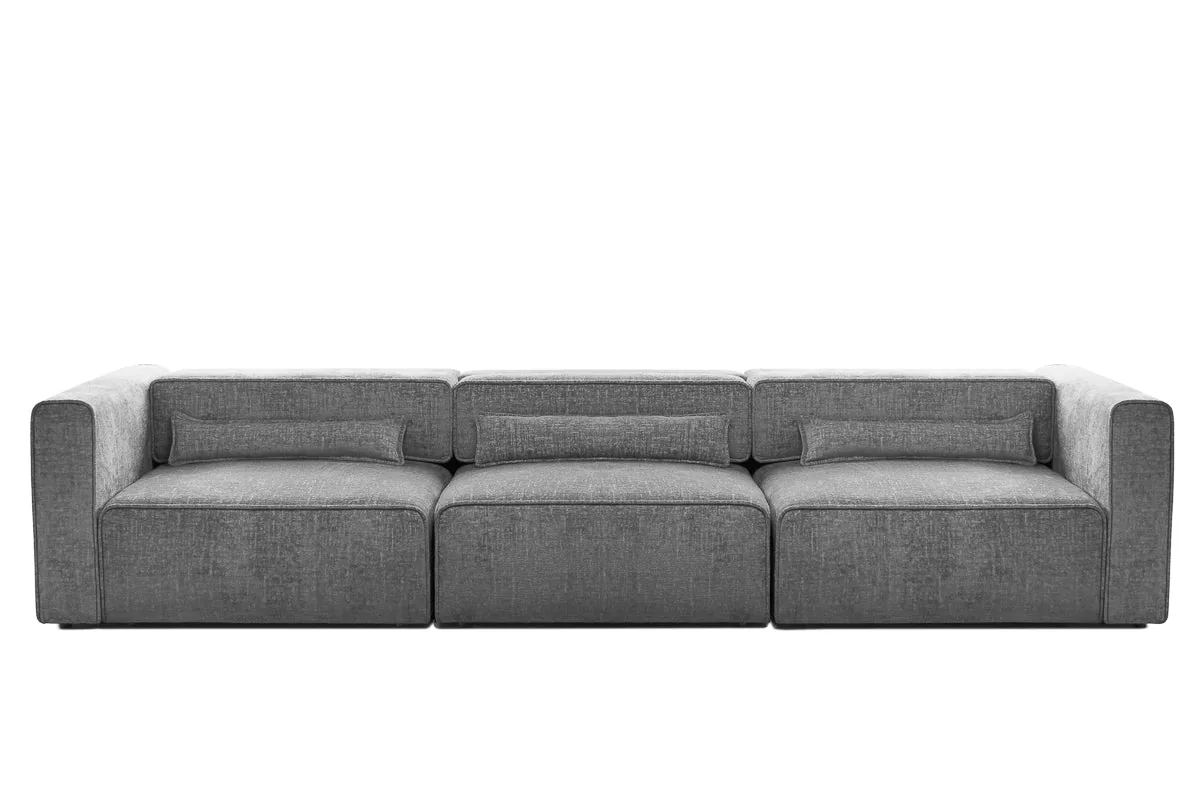 Canapea Extensibila 5 Locuri Prestige Zanetto 340x103x70 cm Negru