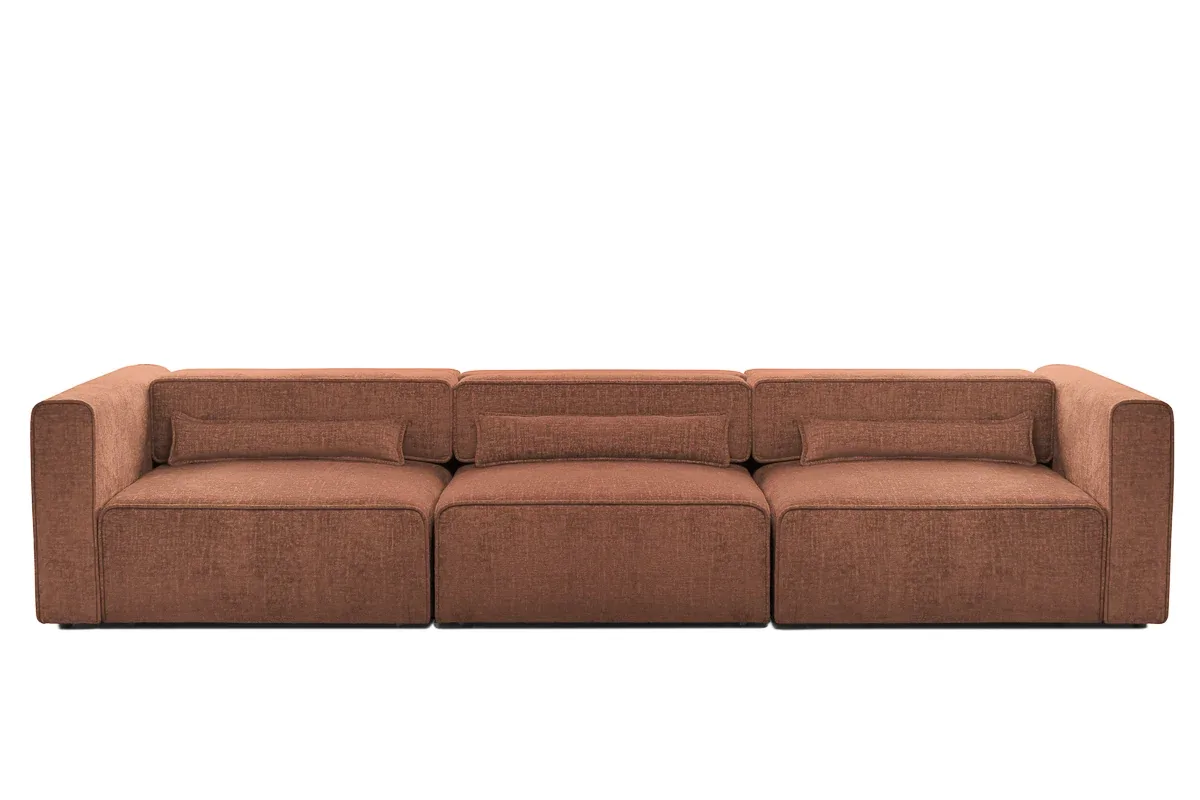 Canapea Extensibila 5 Locuri Zanetto 3 Lazi Depozitare 340x103x70cm Onyx Premium