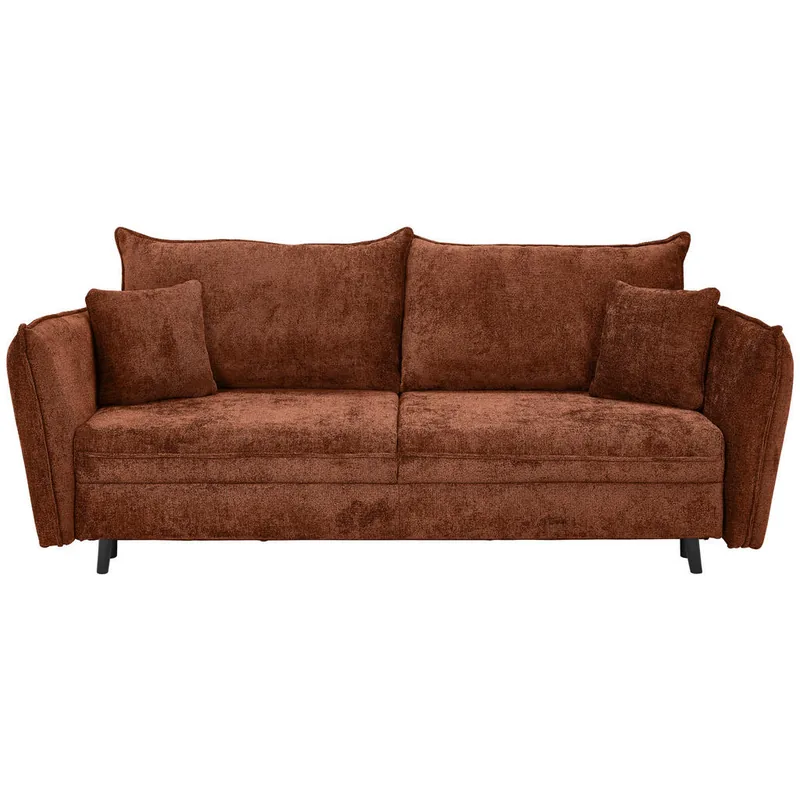 Canapea Extensibila Carryhome Textil Teracota 3 Locuri
