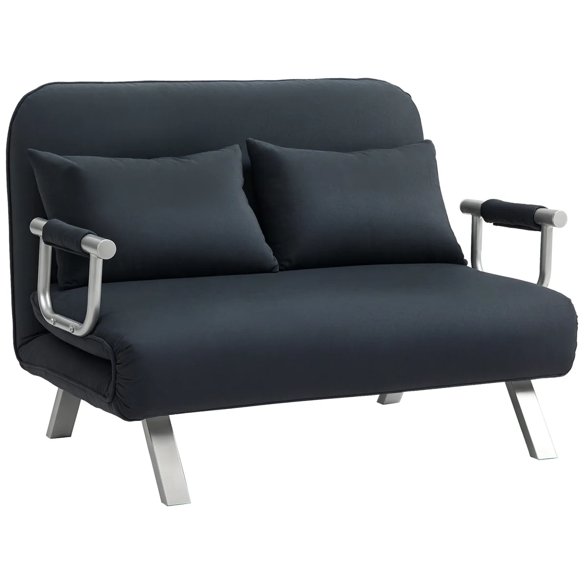 Canapea Extensibila Homcom 2 Locuri Negru