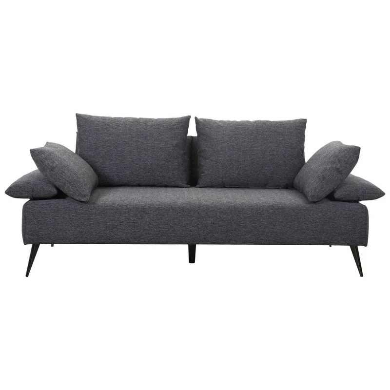 Canapea Extensibila Livetastic Gri Inchis Textil