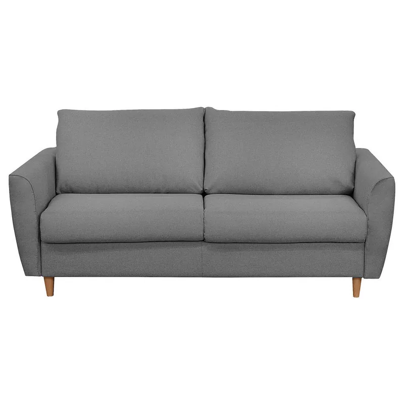 Canapea Extensibila Livetastic Textil Gri Inchis 3 Locuri