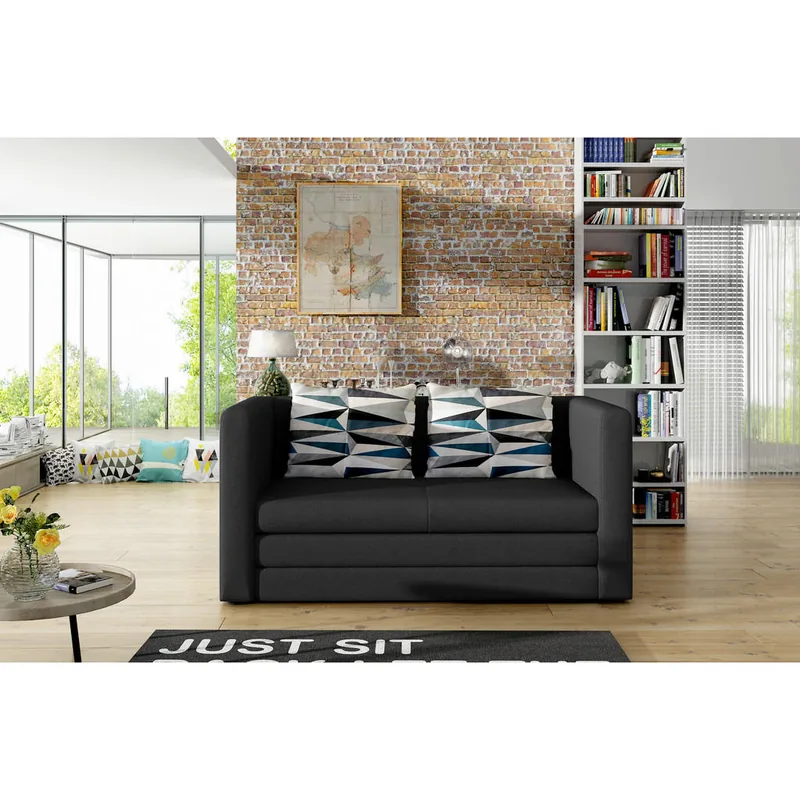 Canapea Extensibila Mid.You Textil Antracit 2 Locuri
