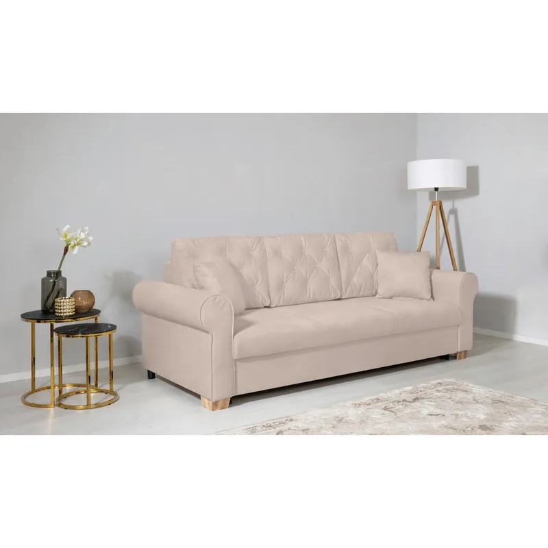 Canapea Extensibila Mid.You Textil Bej