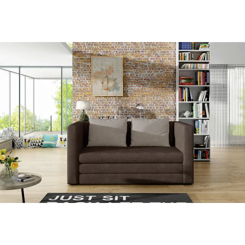 Canapea Extensibila Mid.You Textil Maro Bej