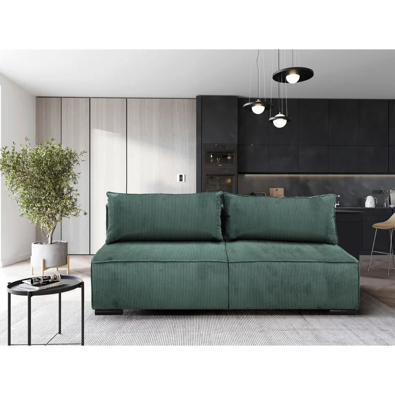 Canapea Extensibila Mid.You Textil Verde