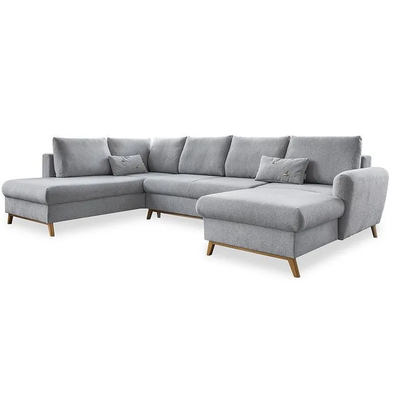 Canapea Extensibila Mid.You U 8 Locuri Gri Deschis