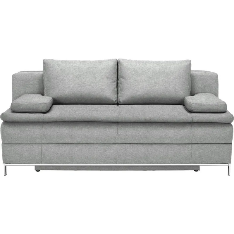 Canapea Extensibila Novel Gri Deschis Textil