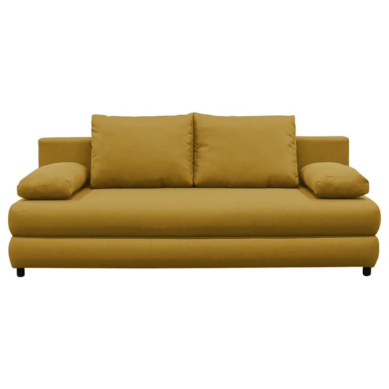Canapea Extensibila P & B Textil Galben 2 Locuri