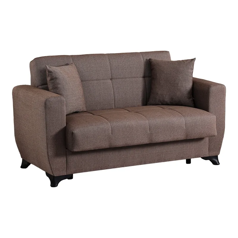 Canapea Extensibila Pako Modesto 2 Locuri Maro 153x84x86cm - imagine 2