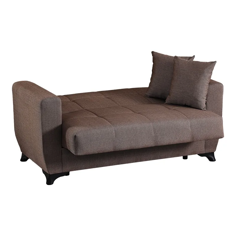 Canapea Extensibila Pako Modesto 2 Locuri Maro 153x84x86cm - imagine 4