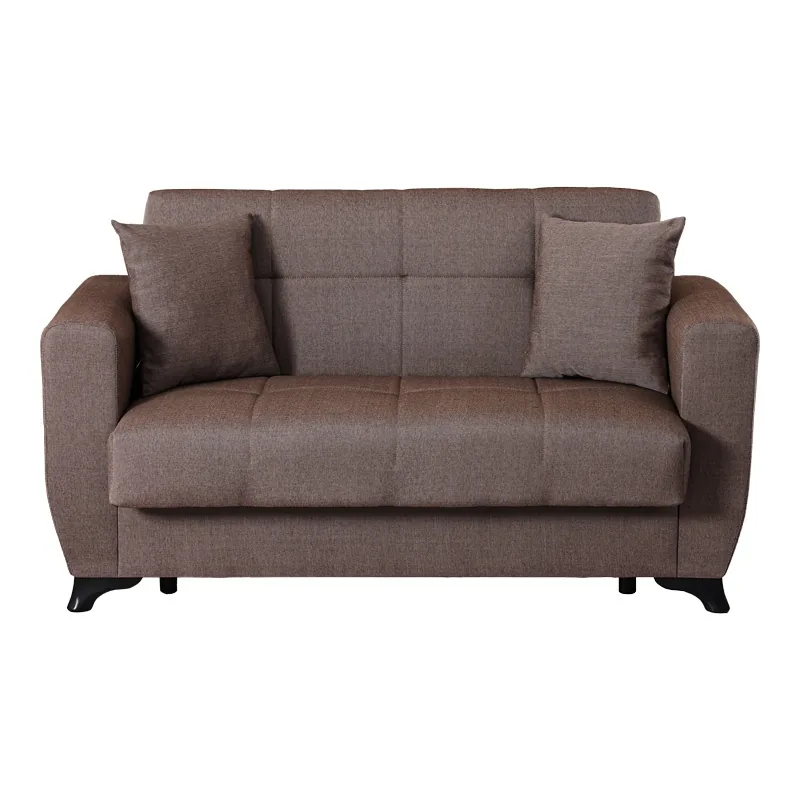Canapea Extensibila Pako Modesto 2 Locuri Maro 153x84x86cm - imagine 5