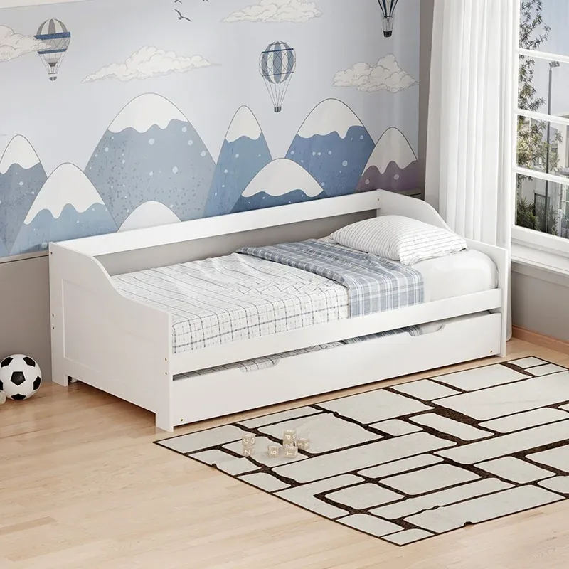 Canapea Extensibila Pako World Benato 98x196x66 cm Alb