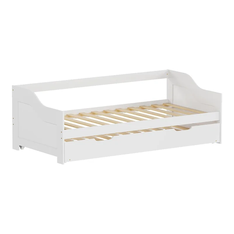 Canapea Extensibila Pako World Benato 98x196x66 cm Alb - imagine 3