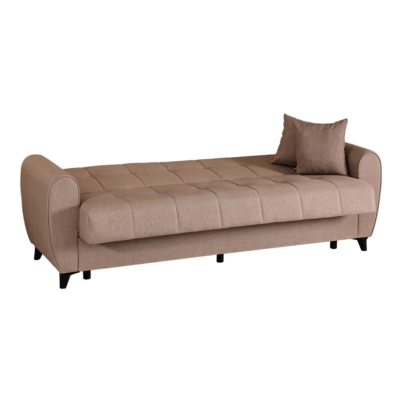 Canapea Extensibila Pako World Lincoln 3 Locuri Bej 226x84x93cm - imagine 3
