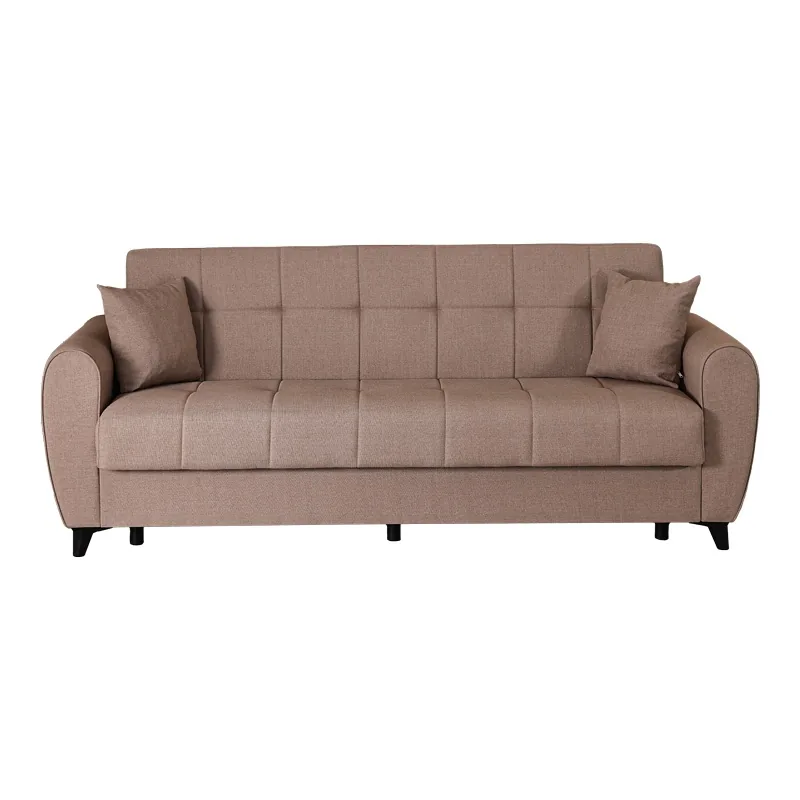 Canapea Extensibila Pako World Lincoln 3 Locuri Bej 226x84x93cm - imagine 4