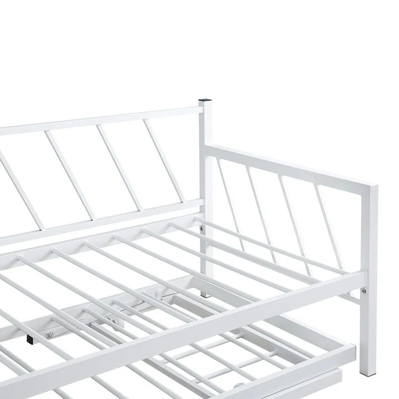 Canapea Extensibila Pako World Remmie Alb 94x198x81 cm - imagine 6