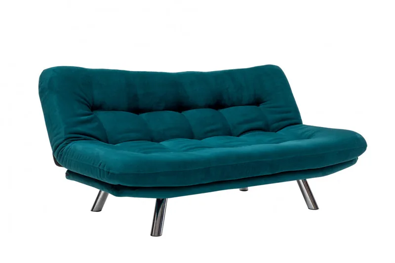 Canapea Extensibila Salvador Misa Small Sofabed 3 Locuri Verde Petrol - imagine 6