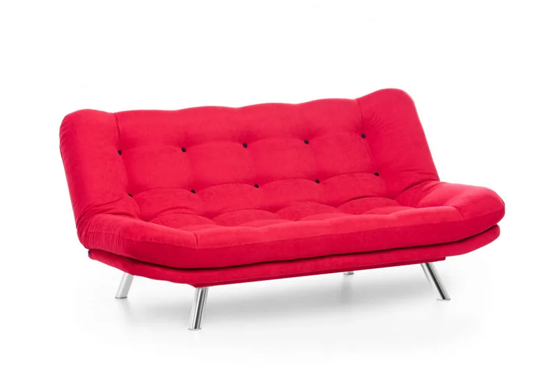 Canapea Extensibila Salvador Misa Sofabed 3 Locuri Rosu - imagine 6