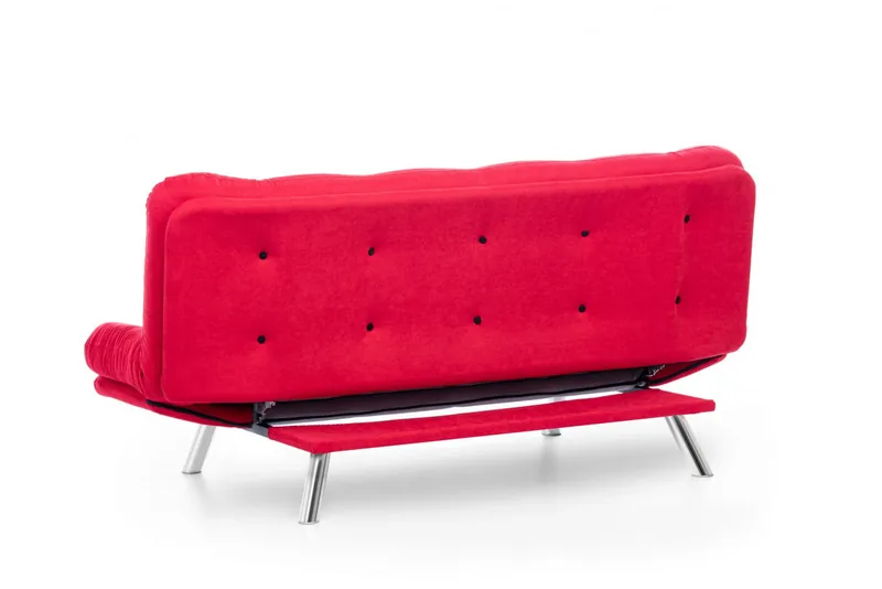 Canapea Extensibila Salvador Misa Sofabed 3 Locuri Rosu - imagine 8