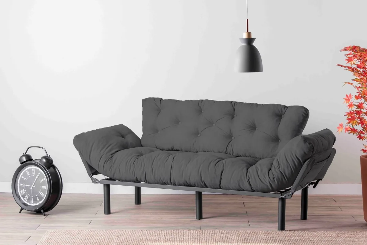Canapea Extensibila Salvador Nitta 3 Locuri Gri